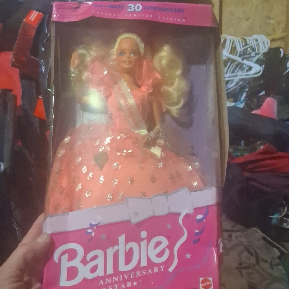 Barbie 30th Anniversary Doll in Glittering Pink Gown